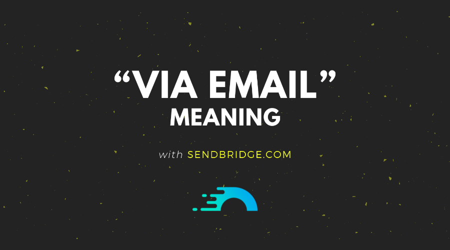 via email meaning