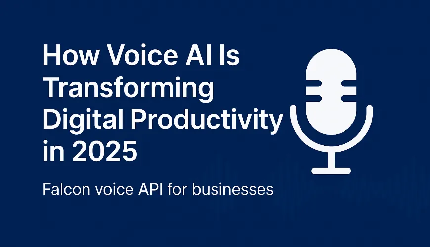 How Voice AI Is Transforming Digital Productivity in 2025