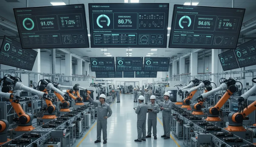 How Manufacturing Dashboards Close the Gap Between Data and Decision-Making