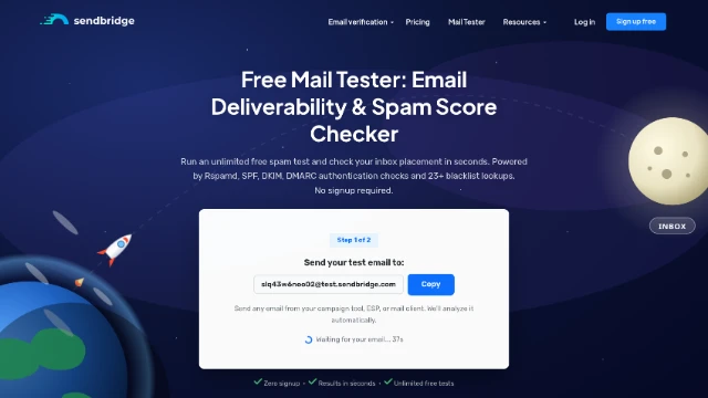 Free Email Tester